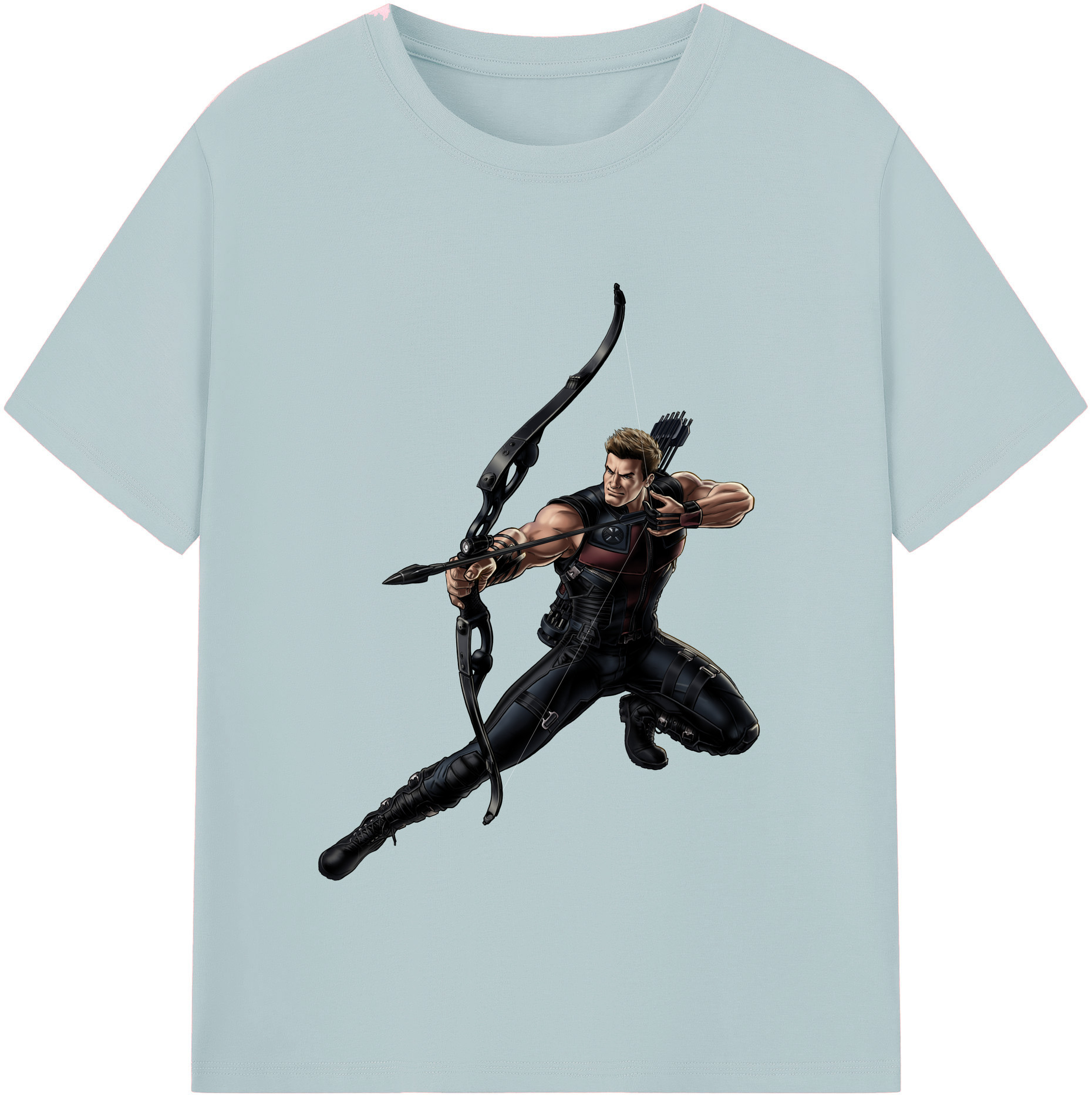 （画像用） アベンジャーズ The Avengers 綿100％半袖Tシャツ（フロントプリント）